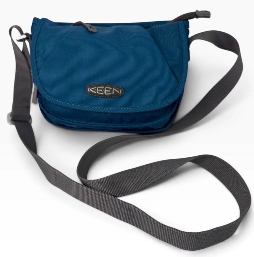KEEN Hybrid Teal Blue Nylon Transport Messenger Courier Shoulder Bag Crossbody